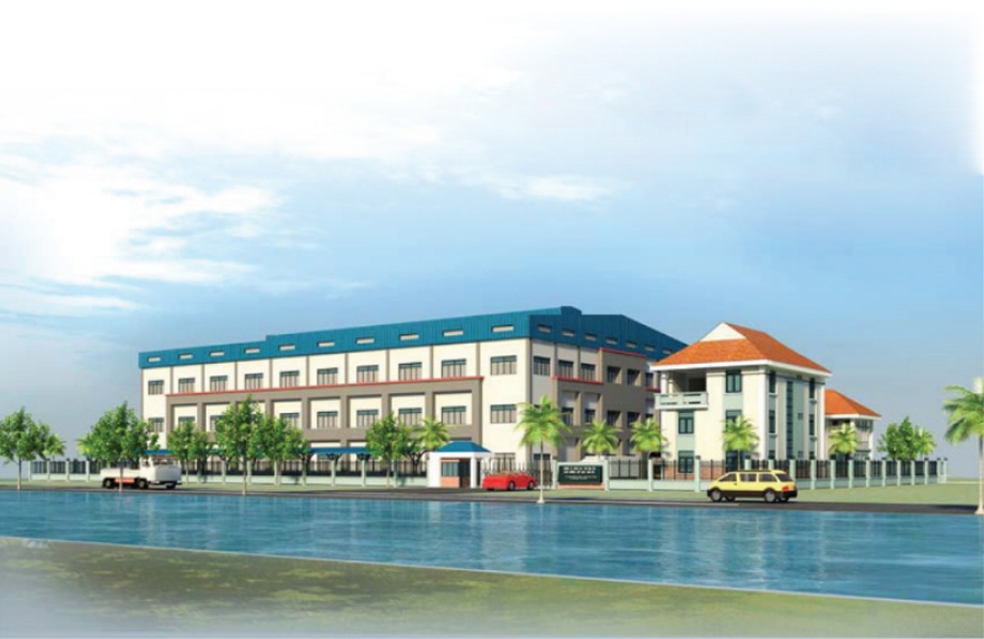 Nh&agrave; xưởng dệt may Kim Ấn
